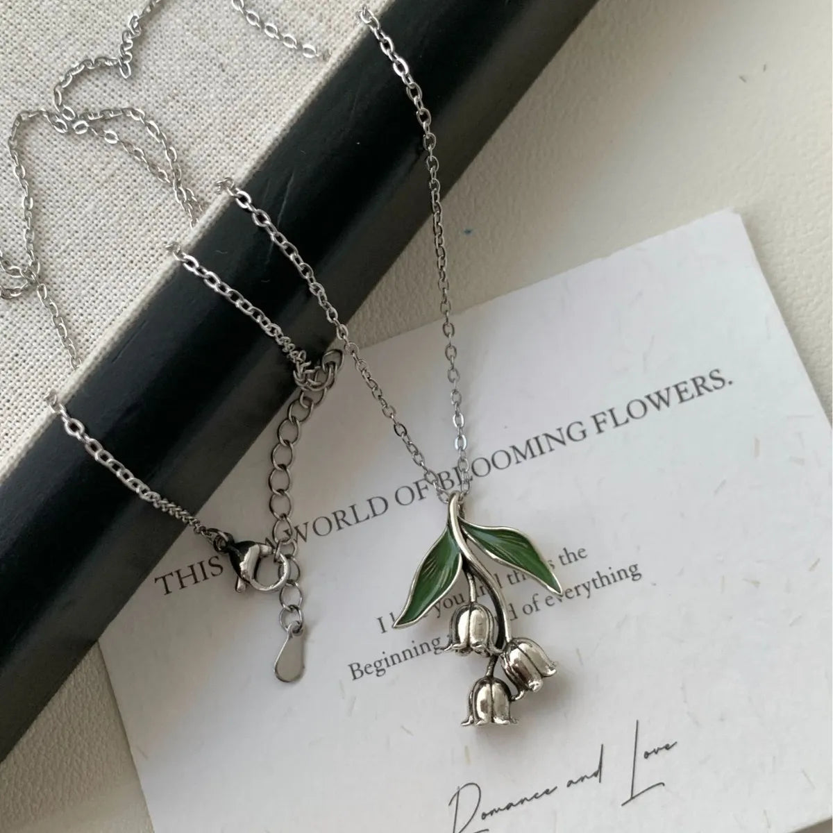 925 Sterling Silver Necklace Black Beads Square Irregular Punk Geometric for Women Girl Jewelry Gift Dropshipping Wholesale