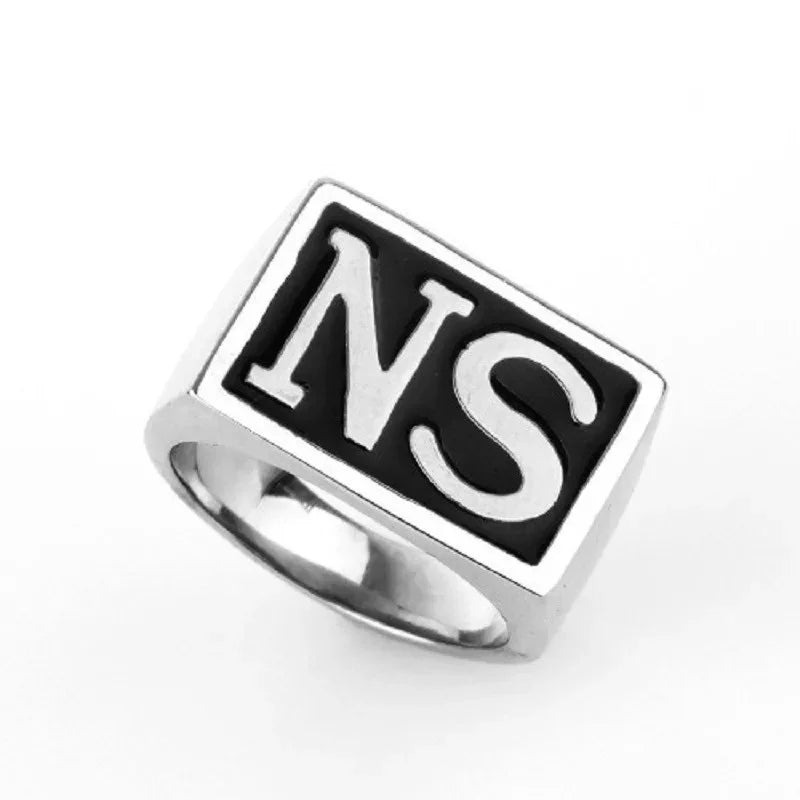 2pcs/pair Solid Sons of Anarchy Ring 316L Stainless Steel SONS Men Rings Jewelry Size 7-14
