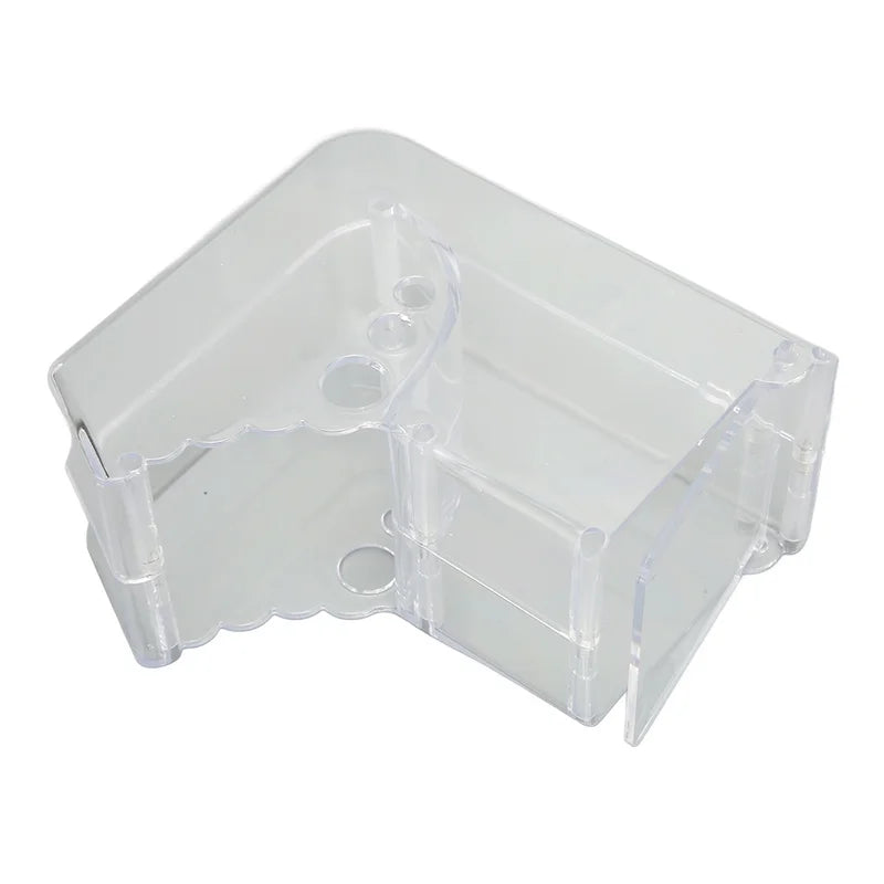 Hamster Food Feeder Automatic Transparent Large Capacity Acrylic Small Animal Food Dispenser for Guinea Pig Bird Rabbit