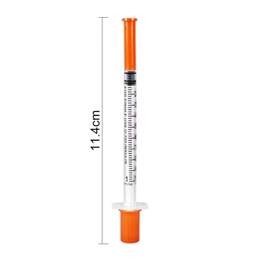 Individually Wrapped Manual Push Veterinary Plastic Syringes With Needles Disposable Style For Lab Pets Pigs And  Farm Livestock