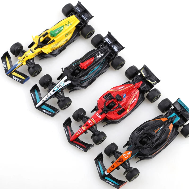 (bagged)1:43 Formula DIECAST Alloy Model Car, Simulated Metal vehicle, children's racing cars, boy's toy model, car ornaments