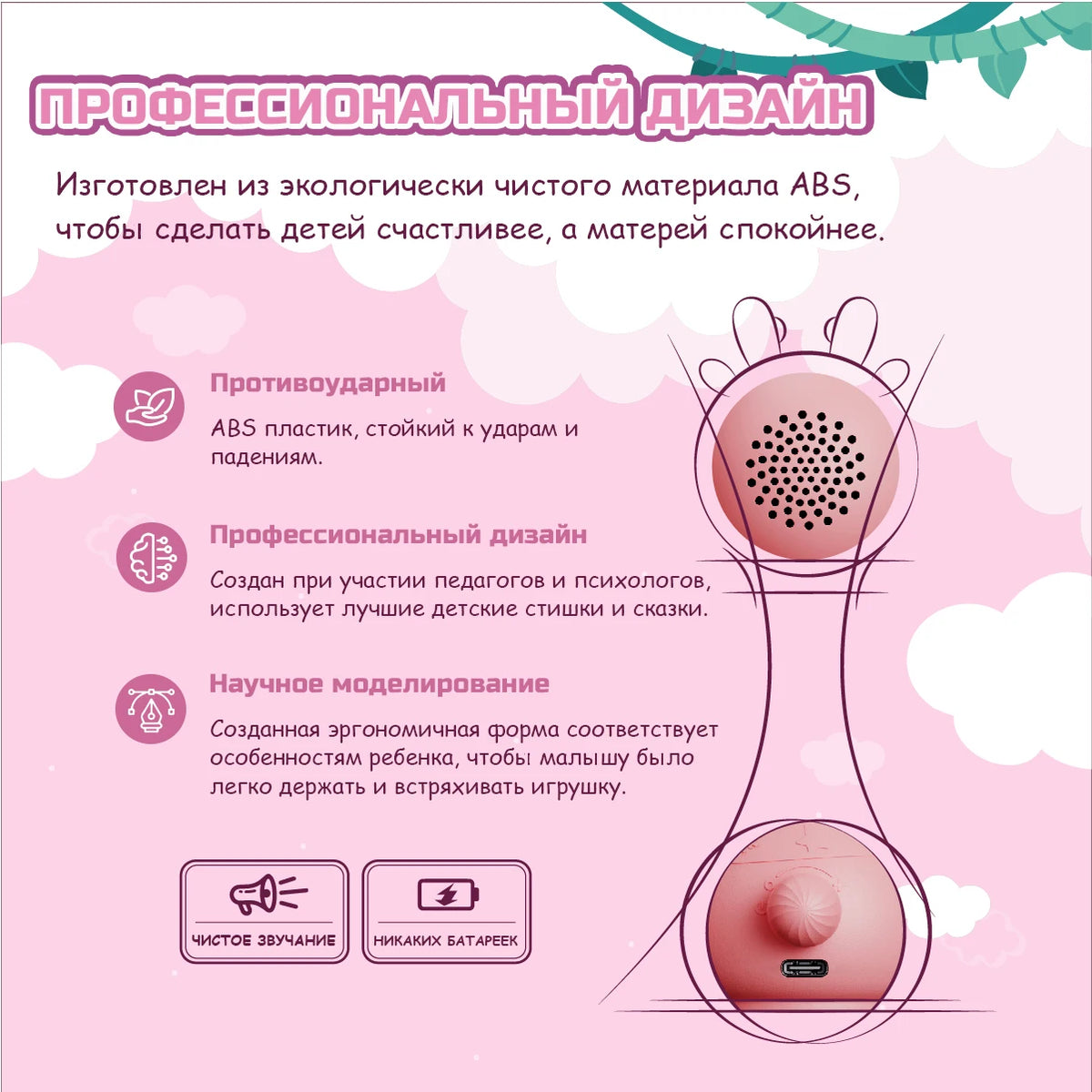 Baby Music Teether Rattle Toy for Child 0-24 Education Mobile Kids Bed Bell Newborn Stroller Crib Infant Pacifier Tear