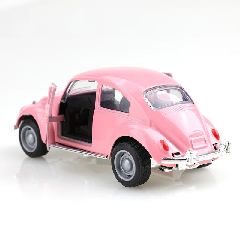 (bagged)1:38 Classical Cute Beettle, Alloy Model Car, Simulated vehicle, children's alloy car, boy's toy model, car ornaments