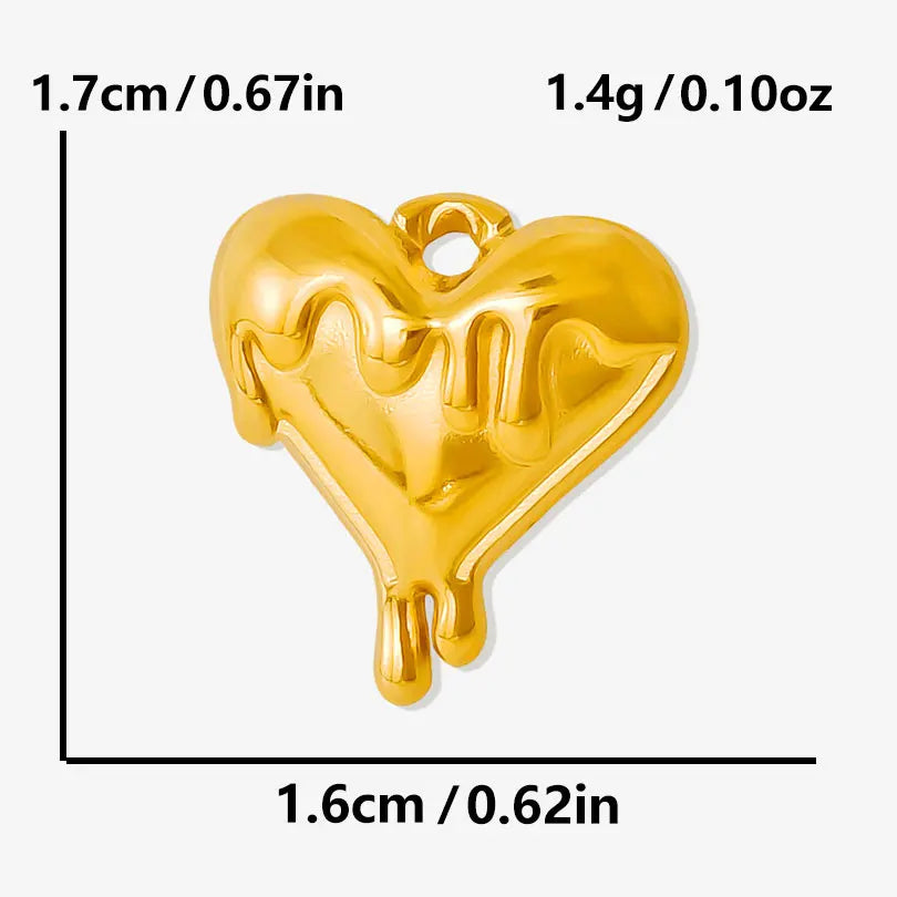 5Pcs/Lot Stainless Steel Sea Animal Starfish Cicada Shell Pendant Jewelry DIY Goth Sacred Heart Sunflower Heart подвеска Bulk
