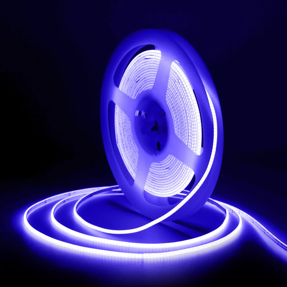 2.7mm Super Thin COB LED Strip Light 3V 5V 12V Colored Light Strips For Room Decoration Car FOB Flexible Ribbon Dimmer Backlight