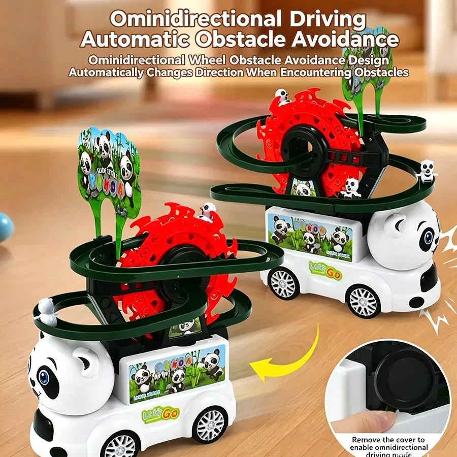 1pcs Cartoon Animal Ferris Wheel Track Car Toy with Light and Music Puzzle Parent-Child Interactive Birthday Christmas Gift