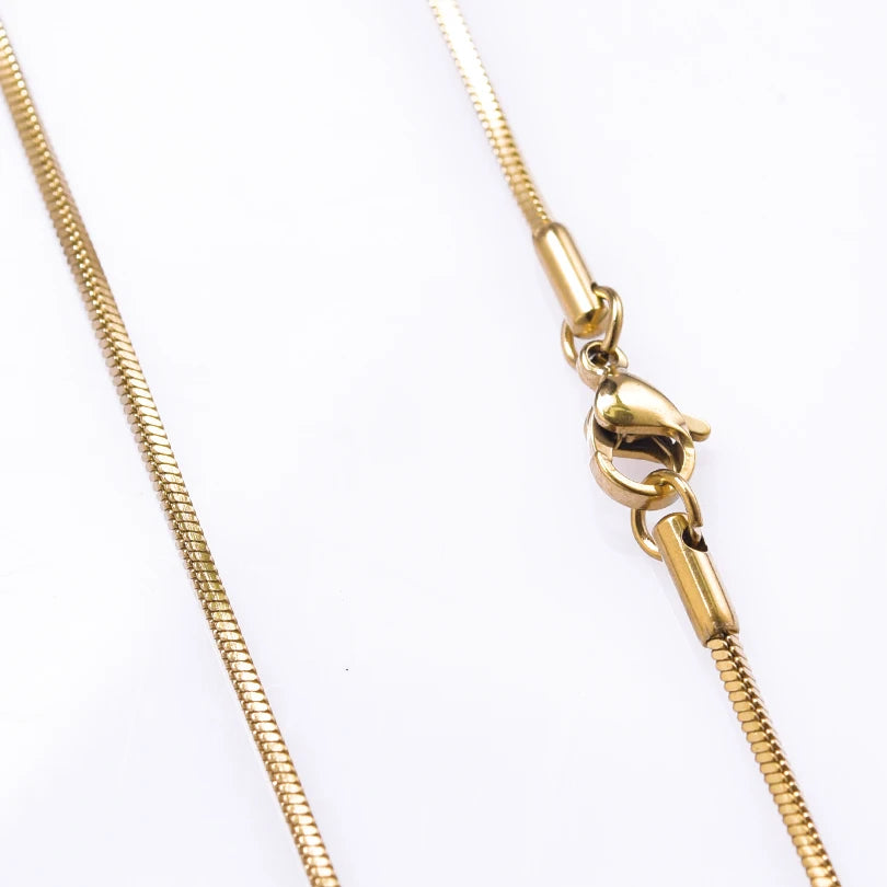 High Quality Stainless Steel Snake Hanging Chain For Women Men Long Necklace Jewelry Neck DIY Pendant Necklaces Cadena Colgantes