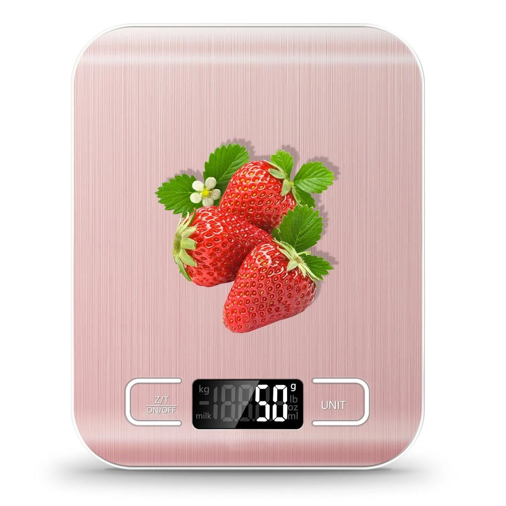 10kg Kitchen Scale,Digital Kitchen Scale with Tare Function, Electronic Coffee Brewing Scale, LCD Display Stainless Steel Screen
