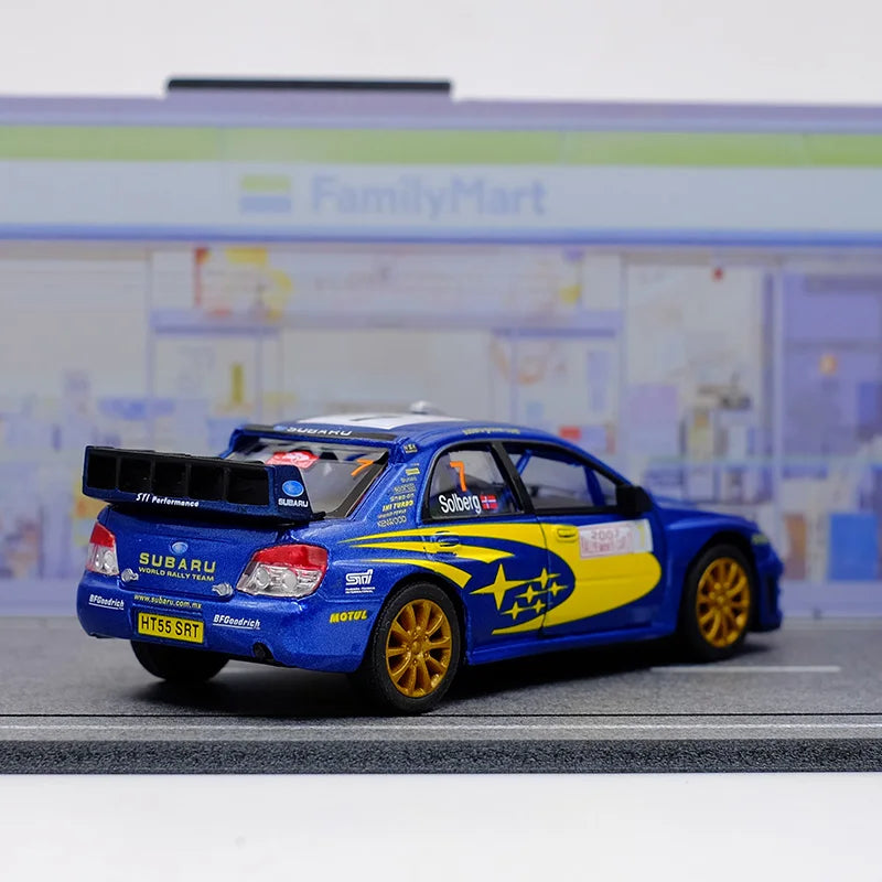 Kinsmart Subaru Impreza WRC 2007 Alloy Diecast Car Model 1/36 Toy With Pull Back Male Gift Toy Collection