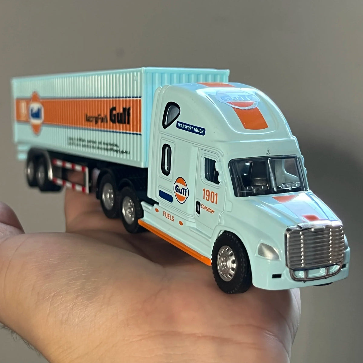 1:64 Scania Container Truck American Container Truck Alloy Diecast Model Car Home Decoration Ornaments Collections Hobby Holiday