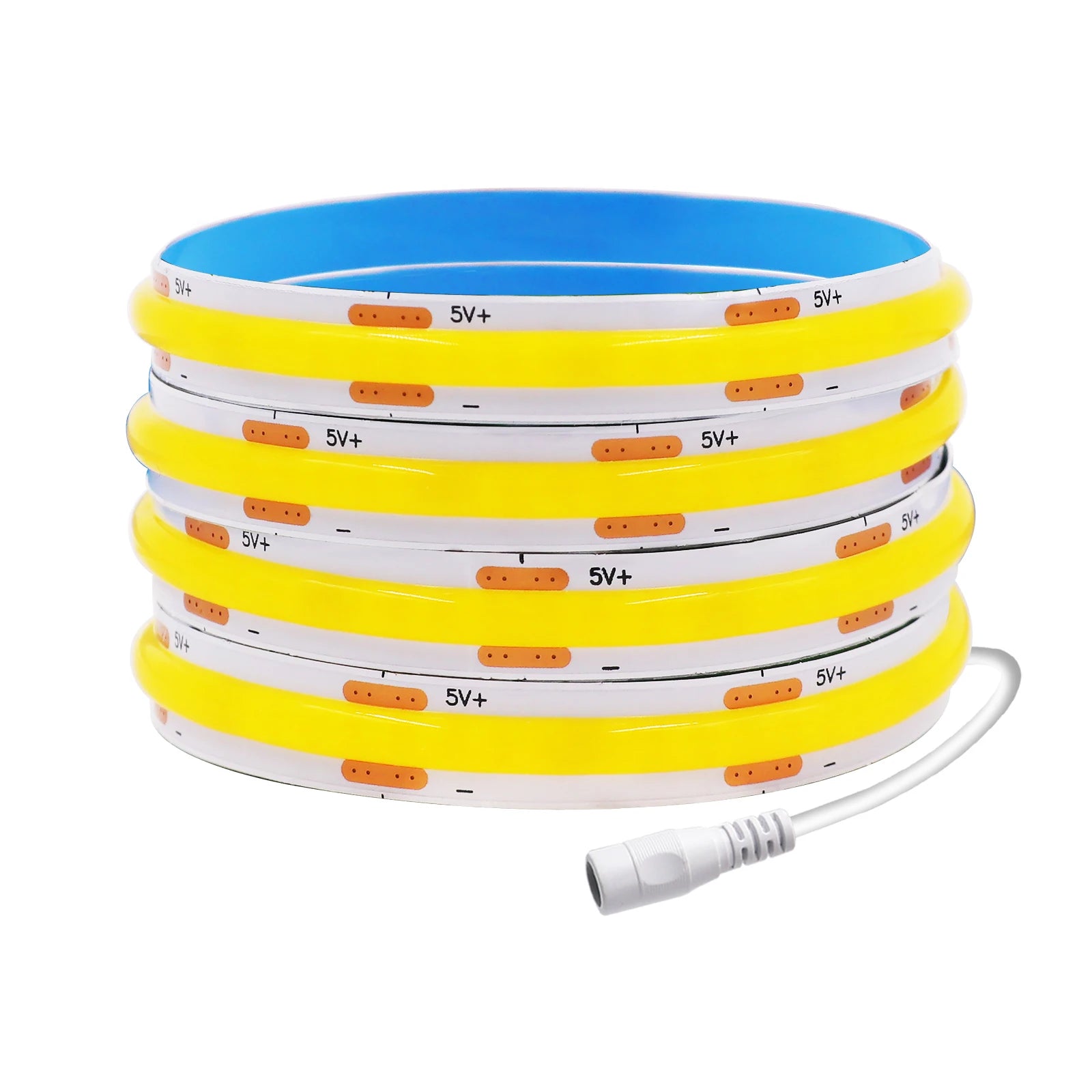 5V COB LED Strip Light 320LEDs/M Touch Sensor Dimmable USB Flexible LED Ribbon Adhesive Tape DIY Mirror TV Backlight Night Light