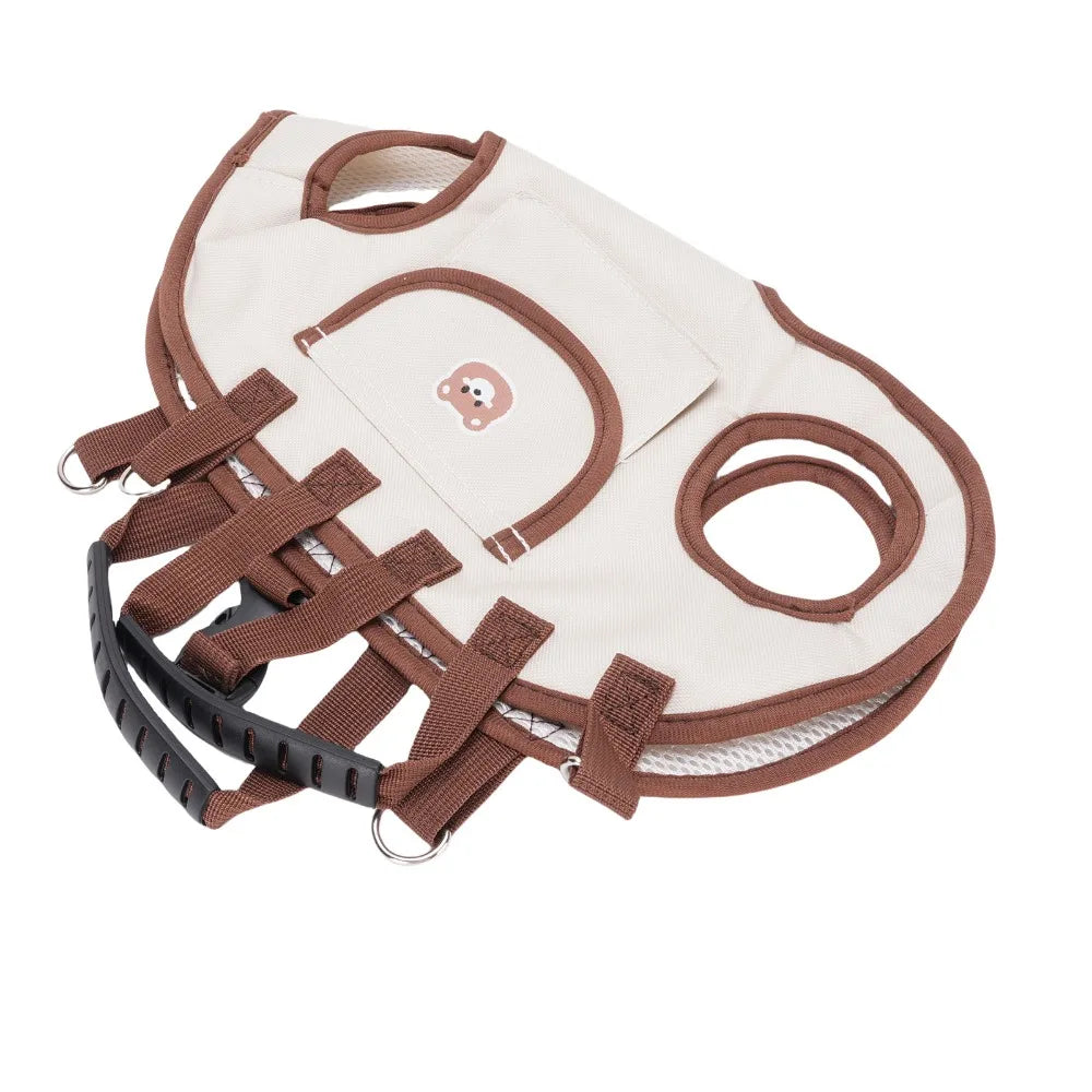 Durable Adjustable Strap Dog Lift Harness Breathable Portable Pet Carrier Cat Carrier Sling Puppy Cat