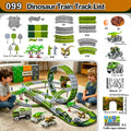 DIY Space Track Toys Dinosaur Racing Car Track Set Magic Climbing Flexible Rail Car Toy for Kids gift