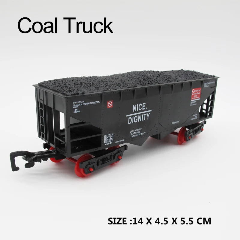 3cm Width wheel Train Track Cargo Car Carriage Wagon Model Guage Accessories DIY Toy Classic Electric Trains Rail King Trian Set