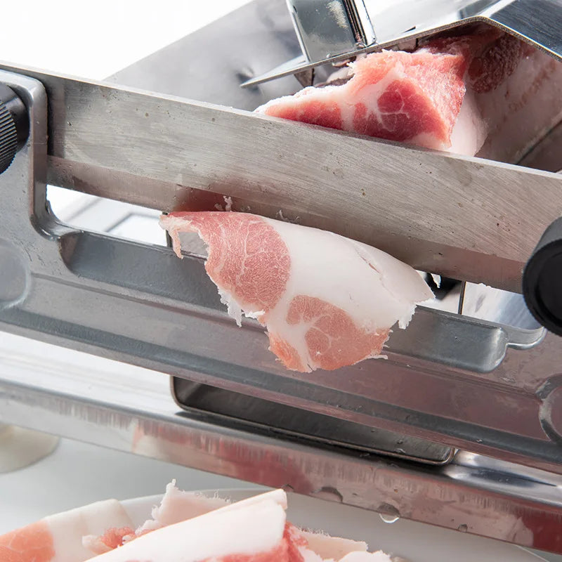 GIANXI Pork Belly Vegetable Slicer Frozen Meat Processor Cutting Machine Mutton Rolls Cutter Fruit Easy Slicer Kitchen Accessory
