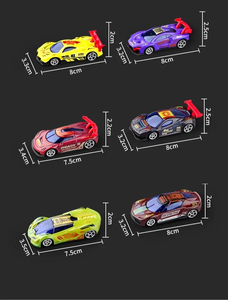 Magic Color Changing Racing Car Model 1:64 Temperature Sensitive Inertia Pull Back Cars Toys Crash-Resistant Durable Boys Gift