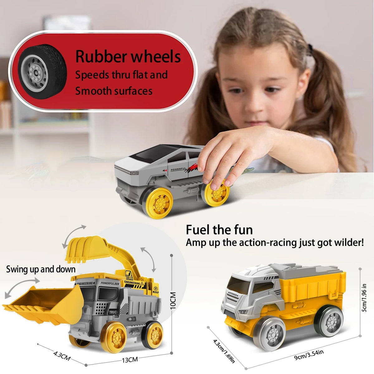 Magic Climbing Engineering Electric Track Toy Car Train Toys for Boys -  Kids Educational Toys for Children Birthday Gift Idea