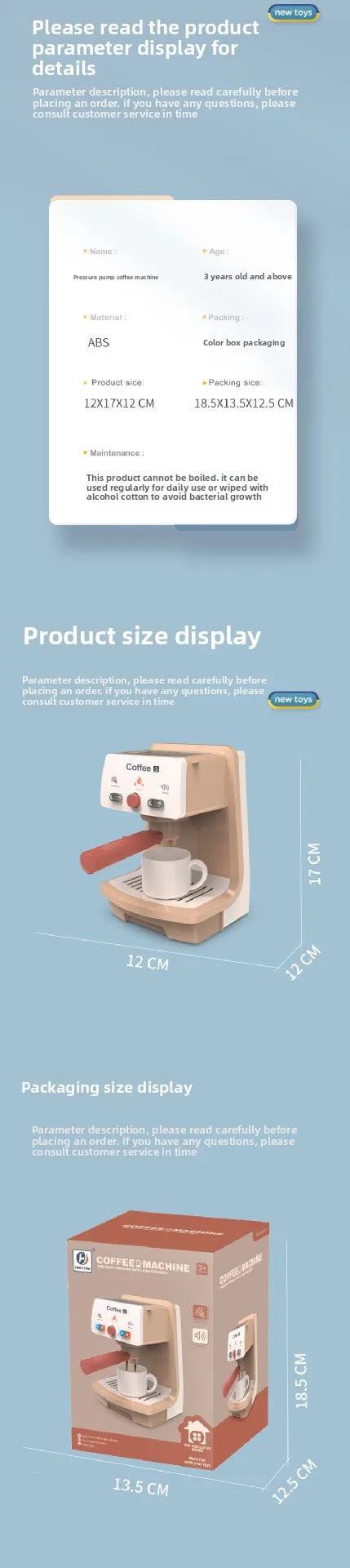 Children's Play House Simulation Coffee Machine Toy Simulation Kitchen 2024 Role Play Girl Year Old