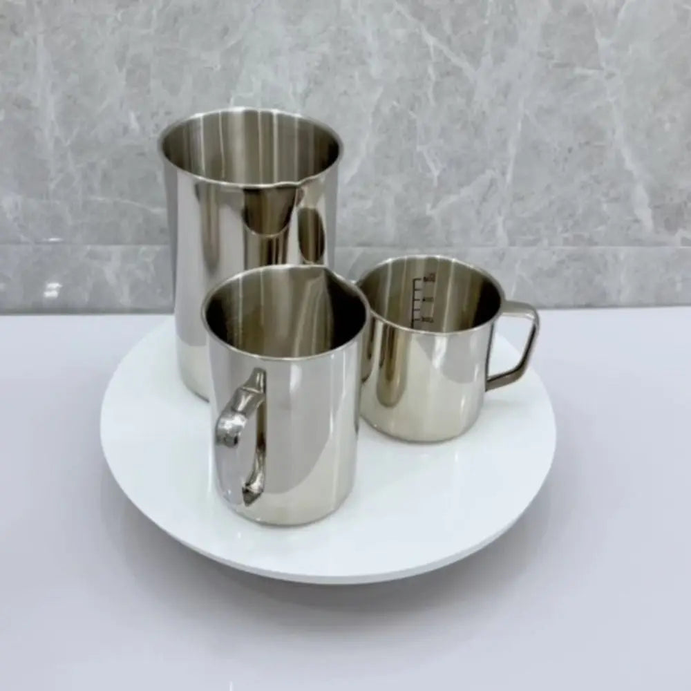 New Stainless Steel Laboratory Beaker Graduated Measuring Cups 500ml 1000ml 2000ml Espresso Mugs Baking Kitchen Tool