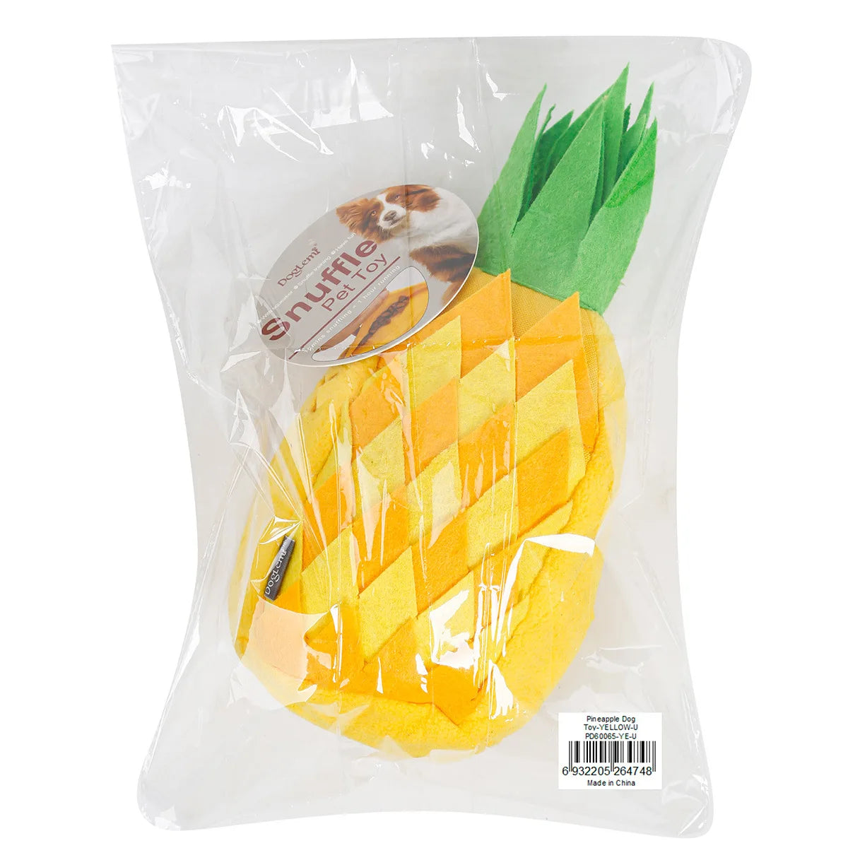 Pineapple Sniffing Pet Toy, Food-Hiding Educational Plush Dog Toy, Sound-Making, Teeth-Grinding, Boredom-Relieving Pet Supplies