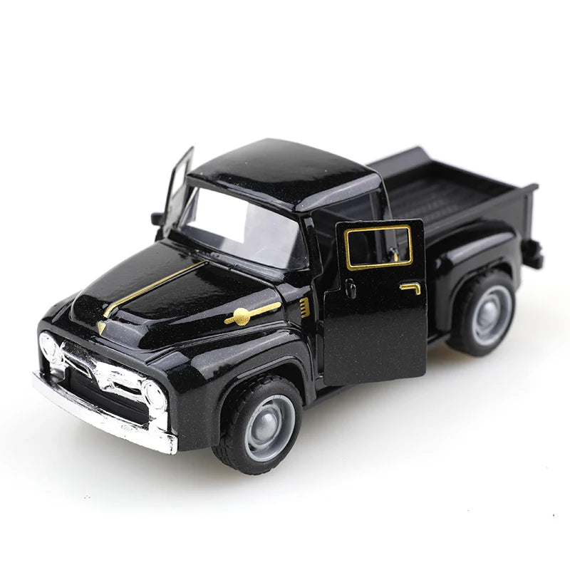 (bagged)1:38 Classical FORD F100 Pickup, Alloy Model Car, Simulated vehicle, children alloy car, boy's toy model, car ornaments