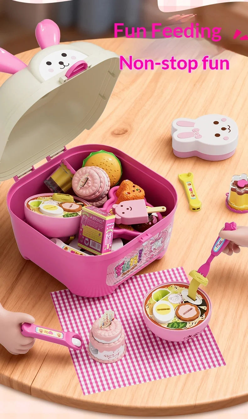 Pudding Feeding Toy Jelly Strawberry Pudding Storage Box Set Toy