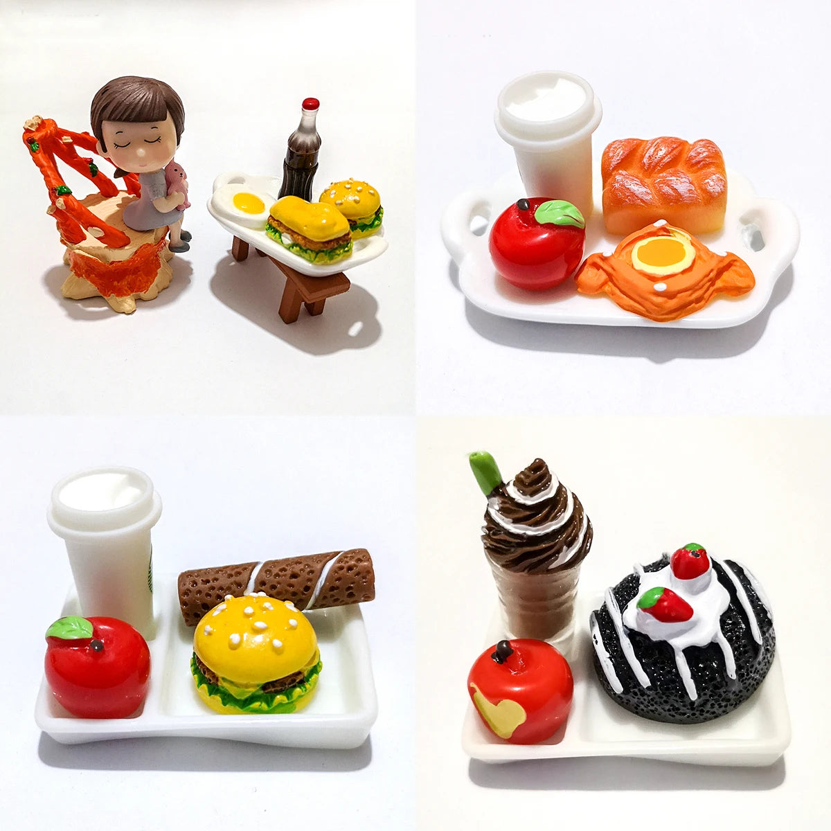 Miniature Food Drink Bottles Pretend Play Kitchen Game Party Toys