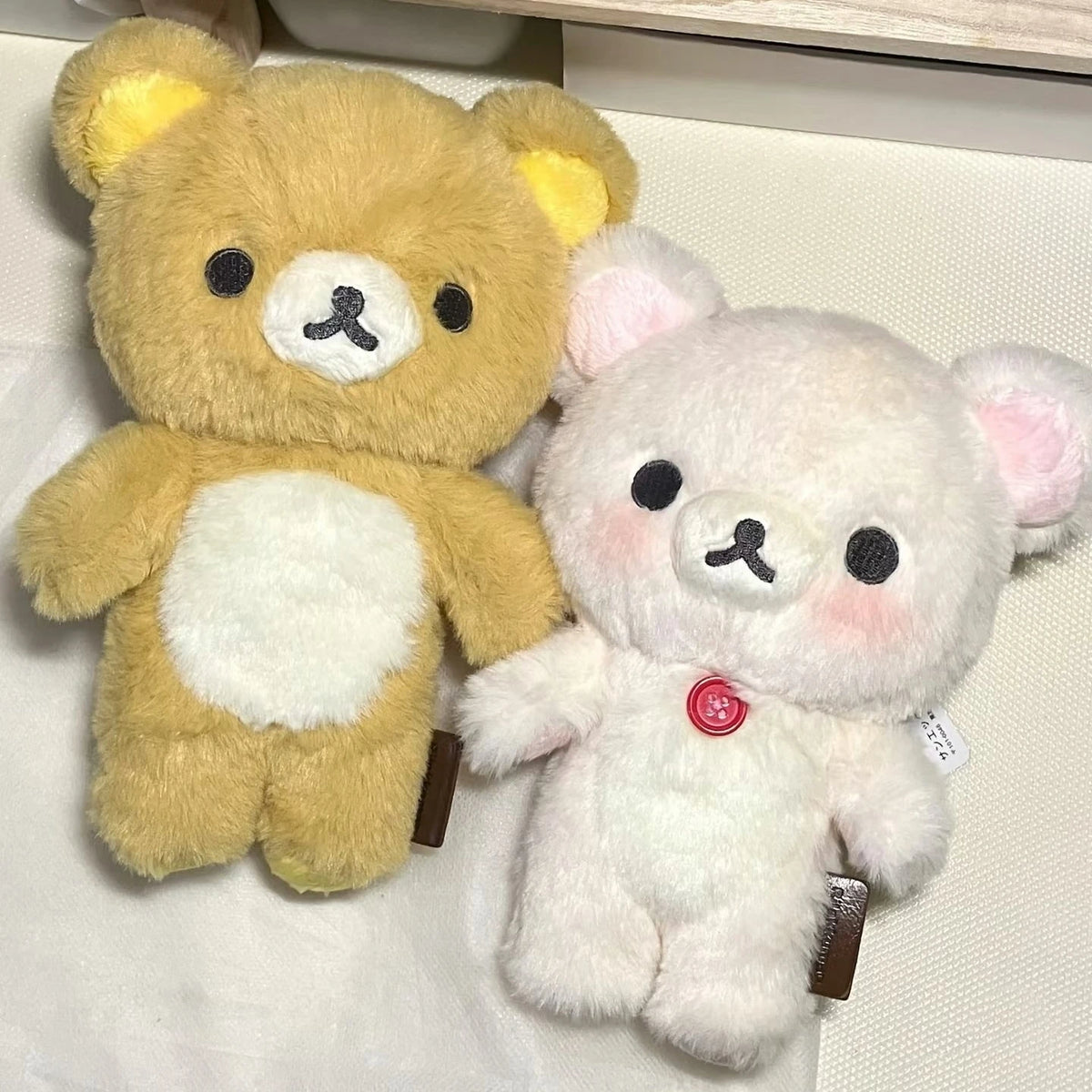 20cm Cute Rilakkuma Korilakkuma Plush Toy Japanese Style Brown White Bear Stuffed Animals Adorable Birthday Gift for Girl