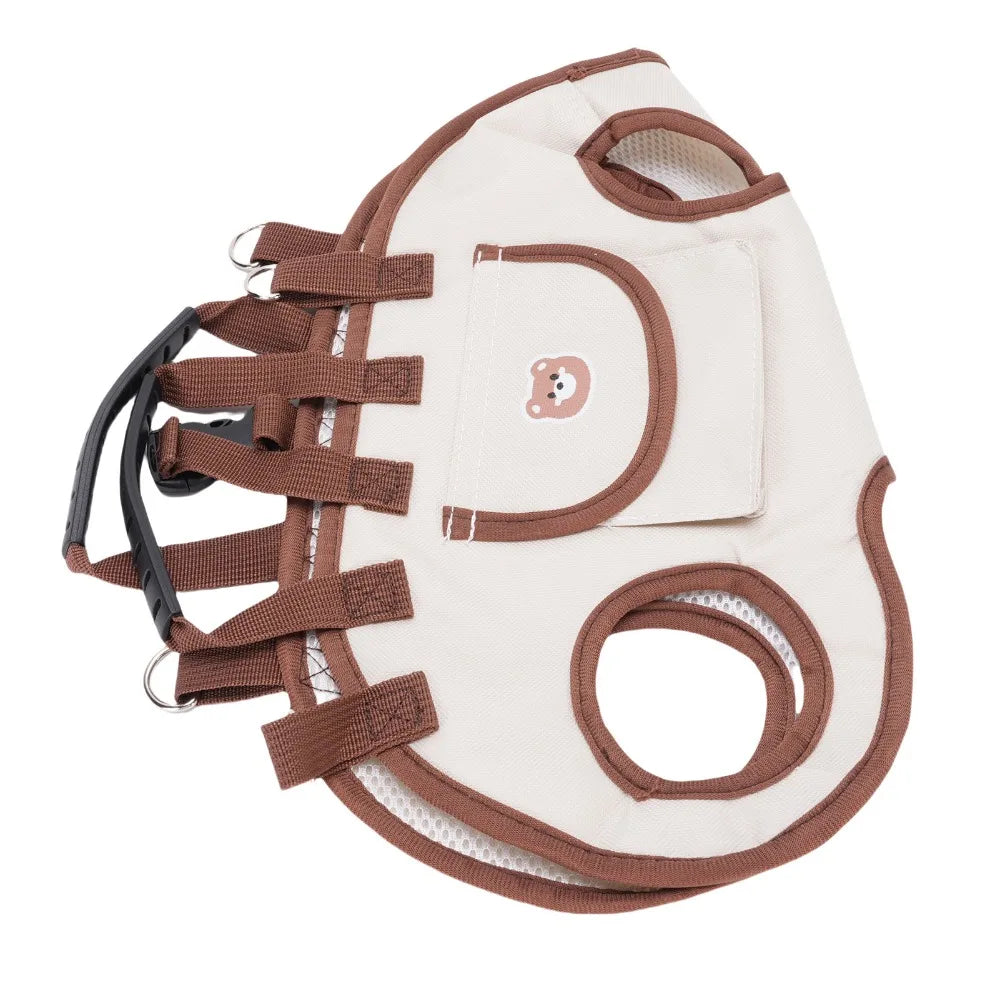 Durable Adjustable Strap Dog Lift Harness Breathable Portable Pet Carrier Cat Carrier Sling Puppy Cat