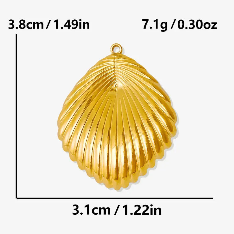 5Pcs/Lot Stainless Steel Sea Animal Starfish Cicada Shell Pendant Jewelry DIY Goth Sacred Heart Sunflower Heart подвеска Bulk