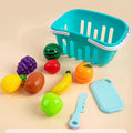 Baby Felt Board Play Food Toys Wall Sticker Fruits Vegetables Pretend Play Kitchen Games Fine Motor Skills Early Educational Toy