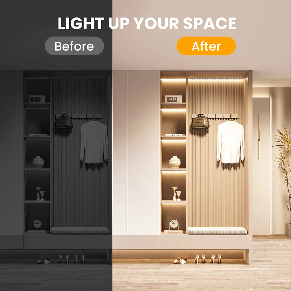 12V 24V COB LED Strip Light 1 2 5 Rows Super Bright 320 600 1600LED/M Flexible Tape High Density Linear Lights 3000K 4000K 6500K