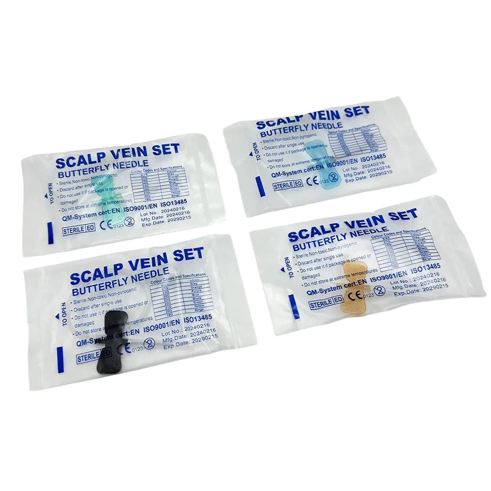 50PCS/lot Disposable Butterfly Infusion Needle Double Wing Infusion Needle Pet Care Room Cat Gog Animal