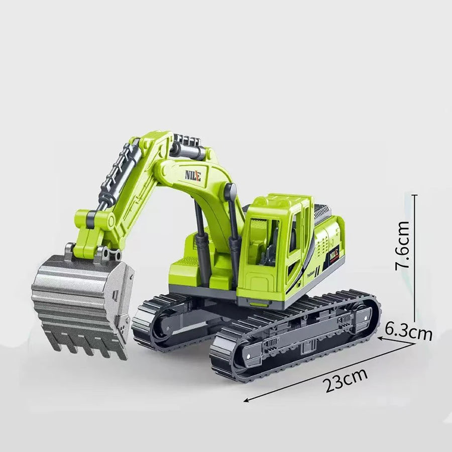 1pc Excavator Quality New Type of Inertial Excavation Car Engineering Car Party Supplies Children Education Toys Boys and Girl