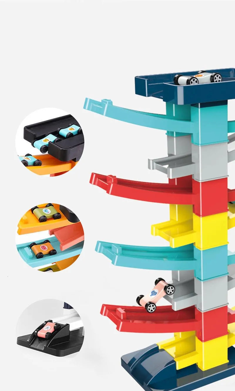 Race Track Car Ramp Toy Educational Games Racing Gliding Rail Puzzle Set For Kids Boy 2 3 4 5 Years Birthday Gifts Children Toys