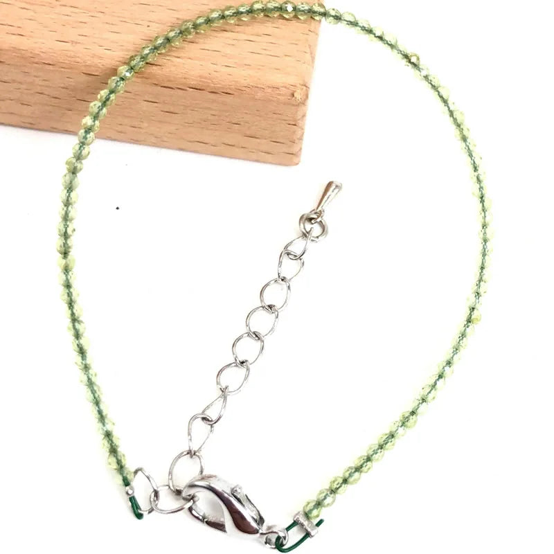 Mini 2-3mm Stone Beaded Faceted Natural Agat Quartzs Necklaces bracelet Female Fashion Party Choker for Women Girls Jewelry Gift
