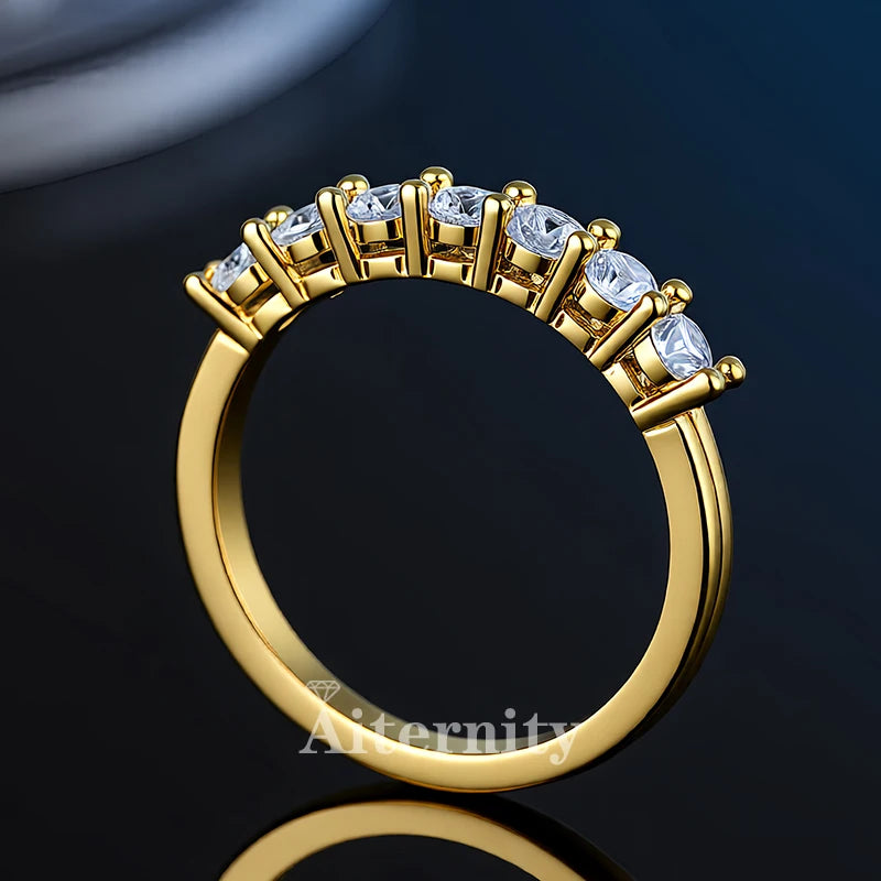 Pass Diamond Test Moissanite Ring And Zircon Unisex Rings 100% Real S925 Silver Ring For Men and Women Luxury Brilliant D VVS1