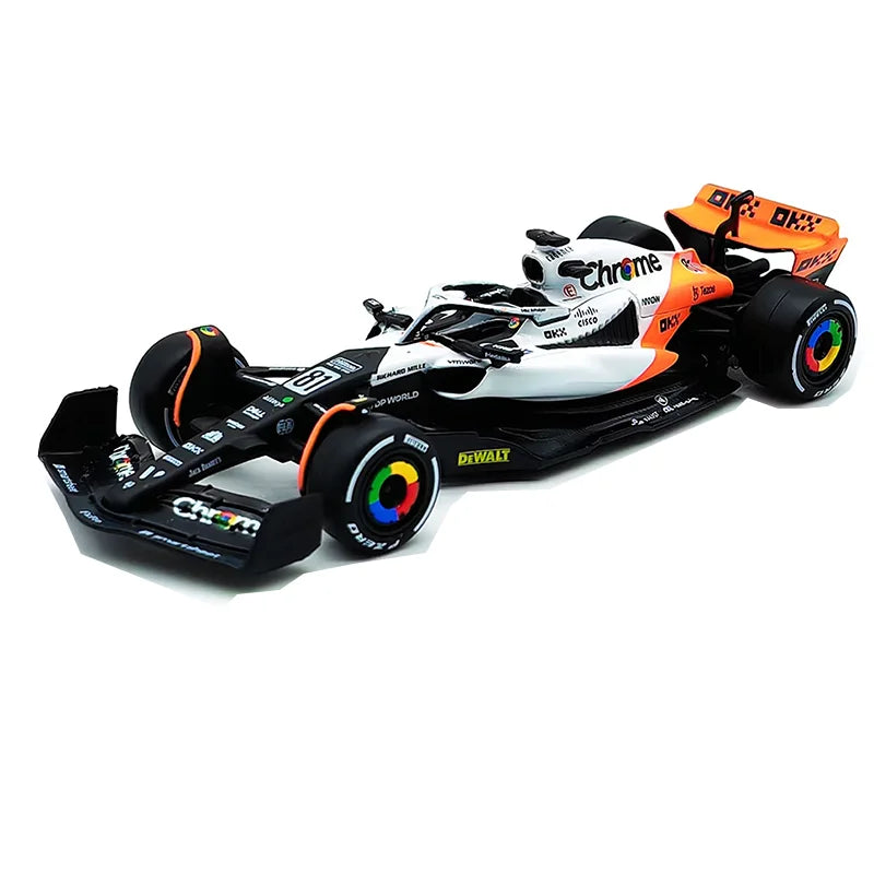 Bburago 1:43 McLaren F1 MCL38 2024 Miami GP Formula 1 Alloy Diecast Model Car #4 Lando Norris #81 Oscar Piastr Toy Gift