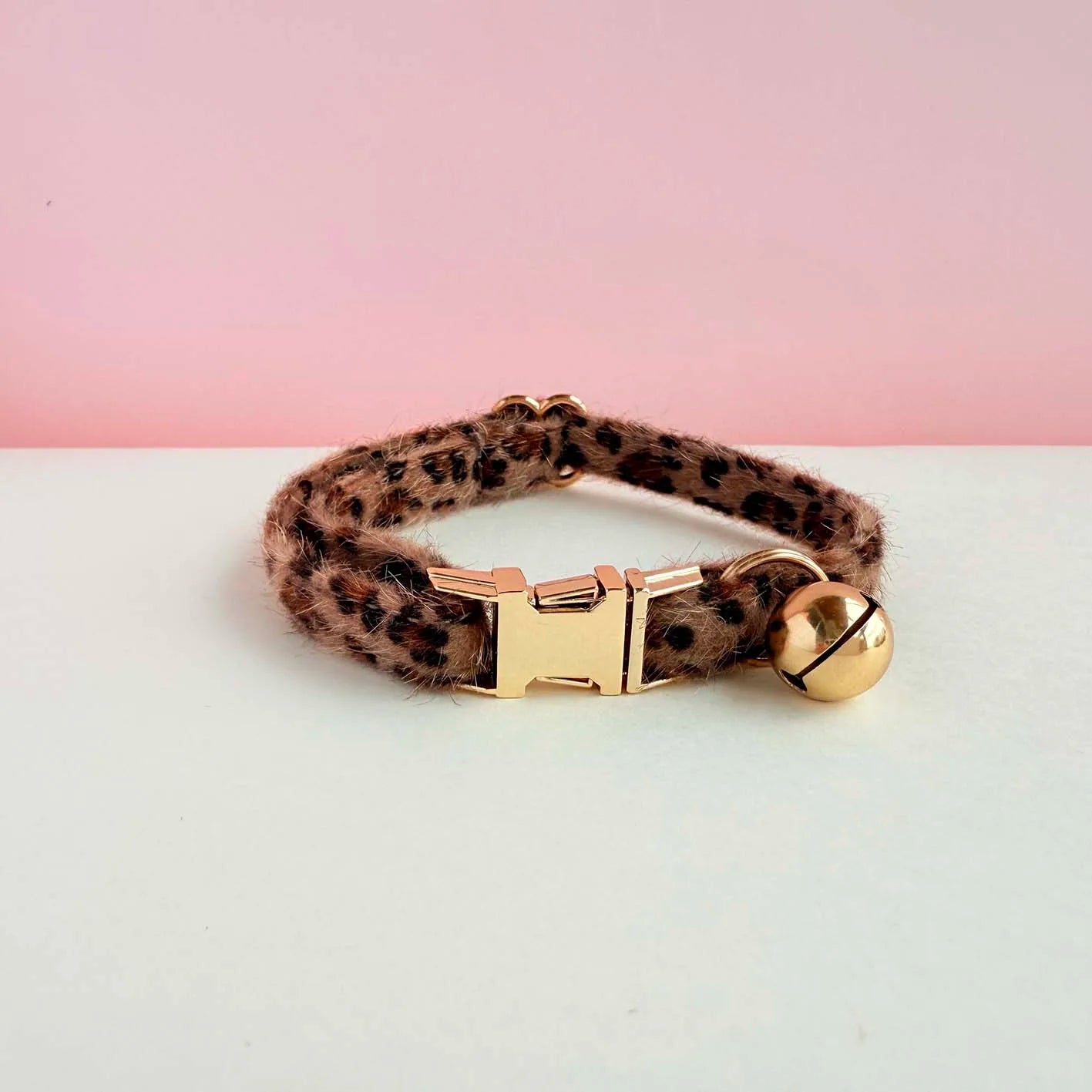 Personalized Pet Name Leopard Print Cat Collar with Bell - Plush & Adjustable Kitten Necklace, Fashion Pet Accessory