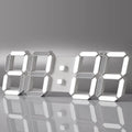 3D LED Digital Alarm Clock USB Charging Luminous Multifunctional Electronic Wall Clock Home Decorative Gift