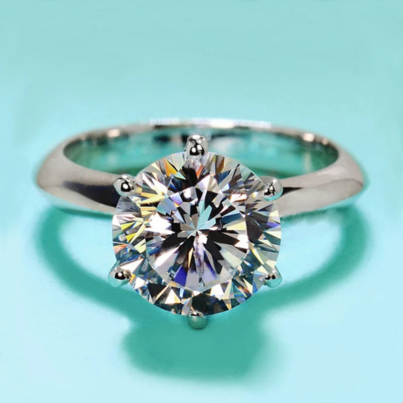 infinity ring S925 Sterling Silver Micro pave Moissanite Engagement Wedding Band Rings for women Party Jewelry