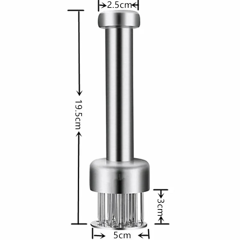 304 Stainless Steel Loose Meat Needle Meat Tenderizer Household Quick Insert Beef Artifact Loose Meat Hammer Steak Kitchen Tool