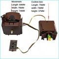 Cuckoo Wall Clock Movement Pendulum Clocks Mechanism with Bird Cuckoo Box Silent Light Control Music Boxes Kit Accessories