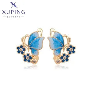 Xuping Jewelry Fashion Hot Sale Promotion Charm Gold Color Plated Mixed Rings Earrings Crystal Jewelry Necklace Pendants Box