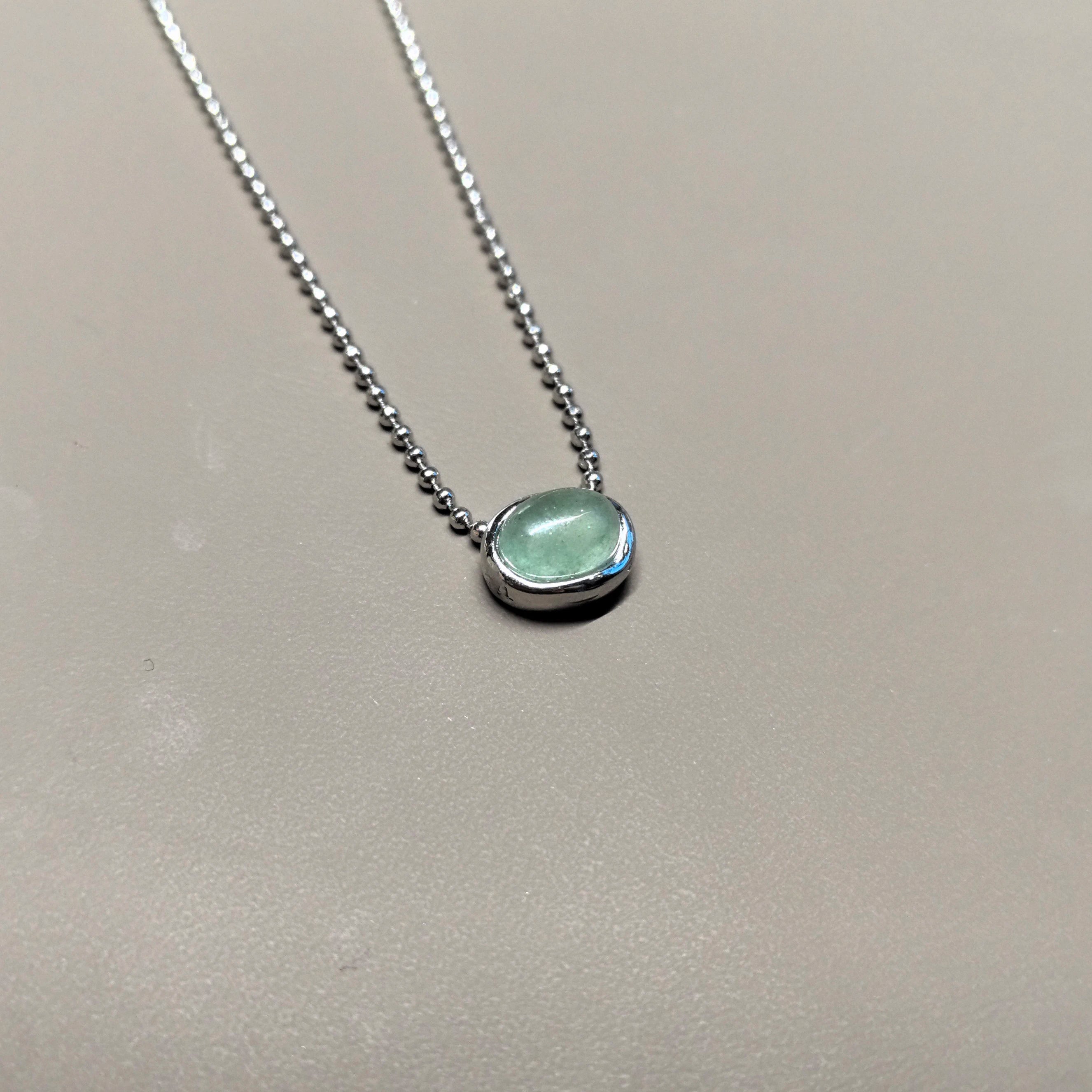 925 Sterling Silver Necklace Black Beads Square Irregular Punk Geometric for Women Girl Jewelry Gift Dropshipping Wholesale
