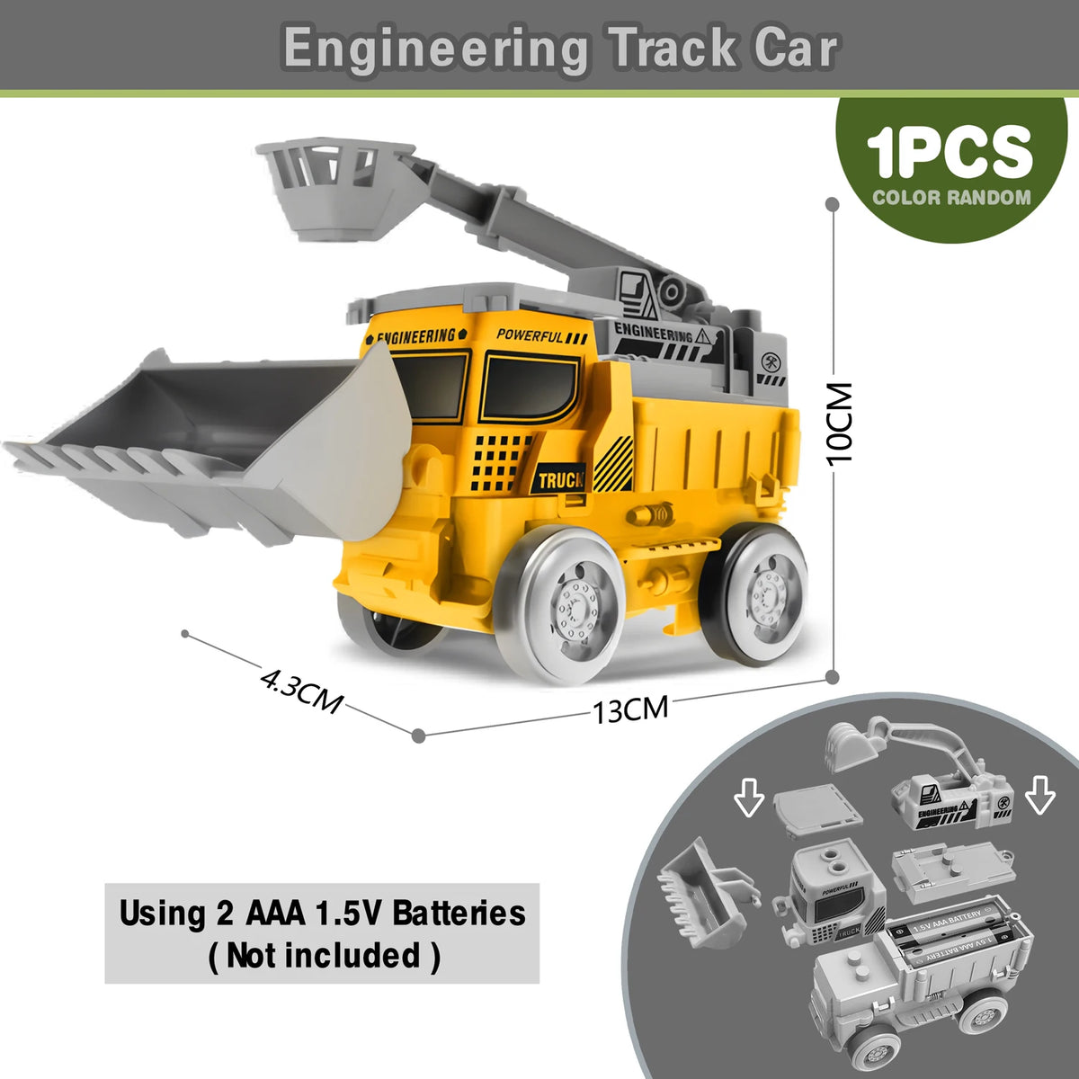 Replacement Cars for Tracks - Extra Race Car Accessories for Dinosaur Race Track & Train Toy Gift - for Kids Boys and Girls Toys