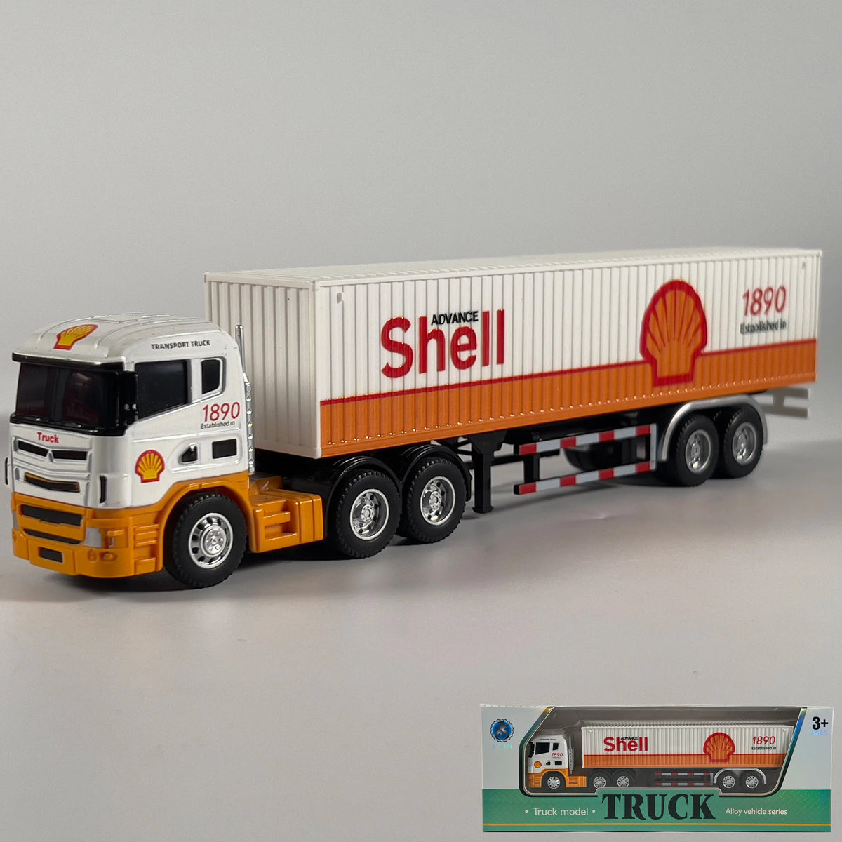 1:64 Scania Container Truck American Container Truck Alloy Diecast Model Car Home Decoration Ornaments Collections Hobby Holiday