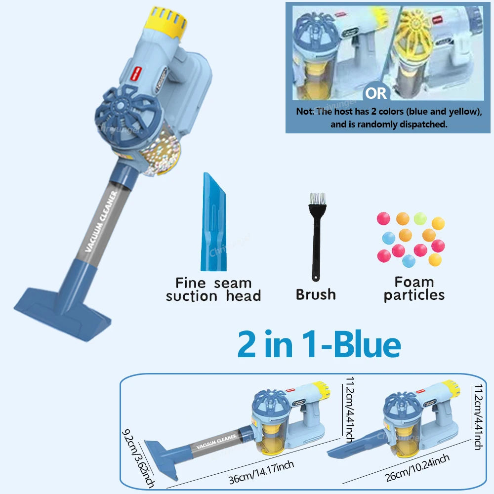 Kids Vacuum Cleaner Toy Realistic Pretend Play for Toddlers To Learn Cleaning Housekeeping Educational Toys for Boys Girls Gifts