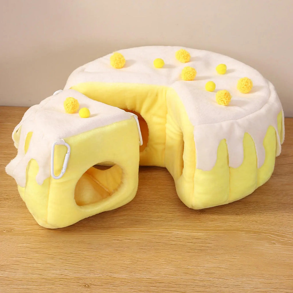 Hamster Bed House Comfortable Winter Guinea Pig Warm Nest Small Animals Cave Bed for Dwarf Sugar Glider Rat Supplies