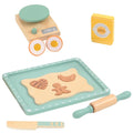 Girls Toys Wooden Afternoon Tea Set Children's Toy Kitchen  Pretend Play Set Toaster Coffee Maker Ice Cream Kids Educational Toy